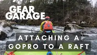Крепление GoPro к плоту