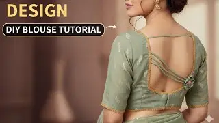 Trending phool wala blouse design and stitching# new back blouse design #trending #fashion #blouse 