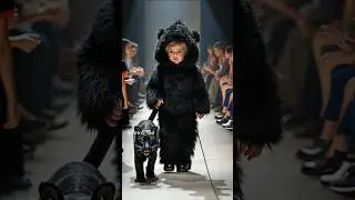 Kids & Pets Strut the Runway! 🐾👗 #fashionshow #KidsFashionShow#PetsOnRunway#FashionWithPets