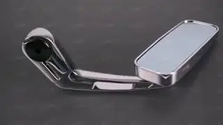 KiWAV classic bar end mirror 6mm chrome