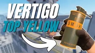 Vertigo Top Yellow Smoke in CS2 (Pro Lineup)