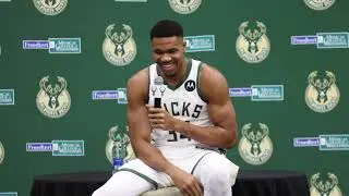 Giannis Antetokounmpo Interview | Milwaukee Bucks Media Day 2023