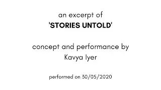ArtsComeOnline Festival | Kavya Iyer-Migrant March of Red Ants Pratishtha Pandya | Dance Performance