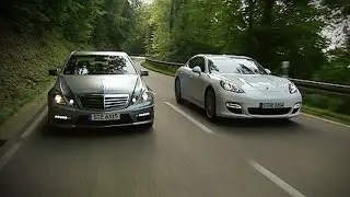 Mercedes E63 AMG gegen Porsche Panamera (aus dem Archiv) - Throwback Thursday | auto motor und sport