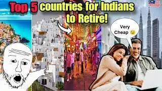 Indians ke liye Best Retirement Countries 2026 | Thailand, Portugal, Spain, Malaysia, Singapore.