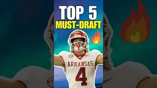 Top-5 MUST DRAFT Rookies for 2025 Fantasy Football 🔥