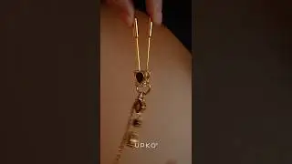 UPKO Crown and dangling side decorations chain nipple clamps. #upko #upkoofficial  #christmasgifts