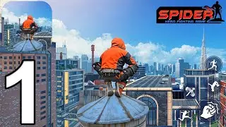 Spider Hero Fighting Game 2025 Gameplay Walkthrough Part 1 - Tutorial (iOS, Android)