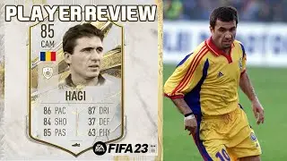 🇷🇴 85 BASE ICON HAGI PLAYER REVIEW! FIFA 23 ULTIMATE TEAM