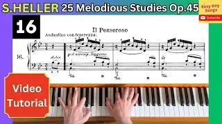 S.Heller - 25 Melodious Studies Op.45 No.16 