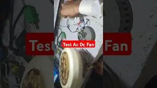 Test Ac Dc Fan#electronic #repair #fanrepair #acdcfan