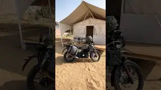 #adventure with #royalenfield #himalayan #camping #samdesert #zostel #himalayan450 #ytshorts #travel