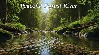 Serene Flowing River 🌿 Gentle Natural Ambience for Sleep, Focus, and Relaxation #1985