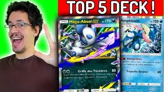 Voici les 5 (nouveaux) MEILLEURS DECKS de Pokemon Pocket !