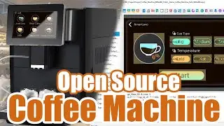 HMI Intelligent Smart Display Project for Smart Coffee Machine - 800x480