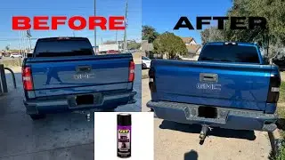 (DIY)VHT Nite shades tinting taillights GMC sierra (Cheap)