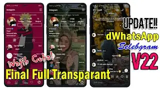 Wajib Coba! dWhatsApp Selebgram v22 Final Full Transparan + Fitur Terlengkap 2020