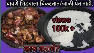 घावणे भिड्याला चिकटतात व जाळी येत नाही| करा हा सोपा उपाय| Pradnya Teli|