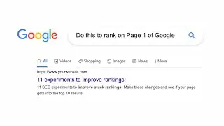 Crack the Code to reach page 1 of Google