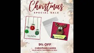 Christmas cards in BRAILLE