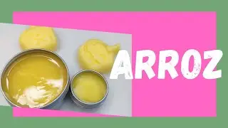C&oacute;mo hacer una MANTECA VEGETAL en casa. Aprende Cosm&eacute;tica Natural Casera. MANTECA DE ARROZ