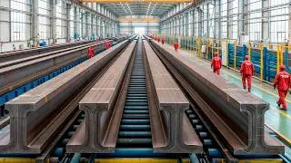Wie Werden Schienen f&uuml;r 350 km/h Z&uuml;ge Gemacht? Das Geheimnis im Inneren! 🚄💨🔬
