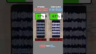 ☠️⚡ SAMSUNG S25ULTRA VS IPHONE 17PROMAX BATTERY TEST!!