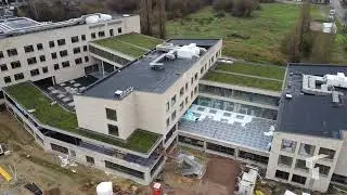 Aanleg groendak op scholencampus HASP-O in Sint-Truiden