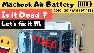 Replace Macbook Air Battery 2011