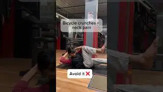 ✅Try these neck safe core exercises #sixpack #yoga #calisthenics