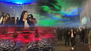 Northern lights show | Birmingham city centre | bullring Birmingham |