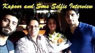Super Cool  Kapoor and Sons First Selfie Interview