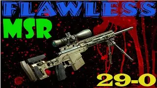 Flawless!! MSR Sniper Rifle 29-0 Call of Duty MW3 Gameplay (PS3)