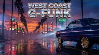 🌴 West Coast G-Funk Vibes Sunset Streets | Snoop Dogg, 2Pac & Nate Dogg Inspired 🌅