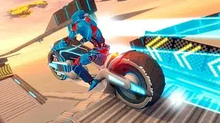 Robot Bike Stunts Extreme: Stunt Bike Game - Gameplay Android game