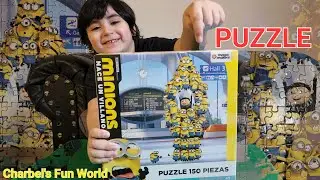 MINIONS Puzzles - Charbel having fun making his 150 pcs of puzzles