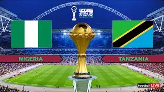 NIGERIA vs TANZANIA - AFCON 2025 Africa Cup of Nations | Full Match All Goals | Simulation PES