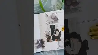 Journal with me. art of collages Aesthetic journal #journaling #scrapbooking #holidaycrafting