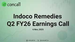 Indoco Remedies Ltd Q2 FY26 Earnings Conference Call | Concall.in