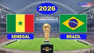 SENEGAL VS BRAZIL FIFA World Cup 2026 (USA) | Full Football Match All Goals | eFootball PES gameplay