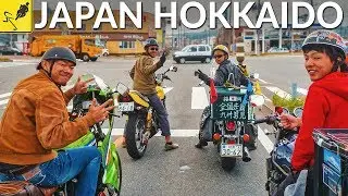 Japan, Crossing Russian Sea Border into Hokkaido. Motorbike Around the World - Ep18