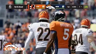 Broncos vs. Bengals | Madden 22 Simulation