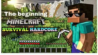 best ever  start in  minecraft survival   hardcore episode #1 | sunil360