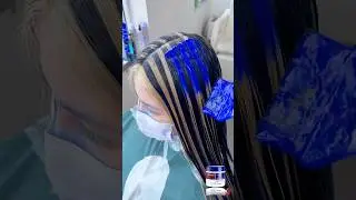 Not everyone is comfortable seeing this #bluehair #glowup #selfconfidence #hairstyle