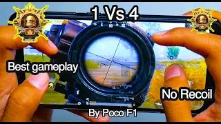 Poco F1 Test PUBG Mobile Handcam 5Finger Full Gyro Solo Vs Squad - game play