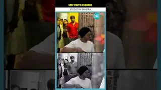Shah Rukh Khan Spotted At Dubbing Studio In Mumbai's Bandra