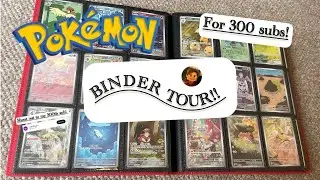 Pok&eacute;mon card binder tour! #pokemon #pokemonchannel #collectiblecards #pokemoncards #cards #trading