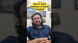 How to solve Bartle sherbert problems? #exam #preparation #study #maths #youtube