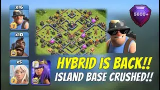 QC Hybrid | 5600+ Legend Attacks | TH14 Attack Strategy | 天女猪矿 | #42