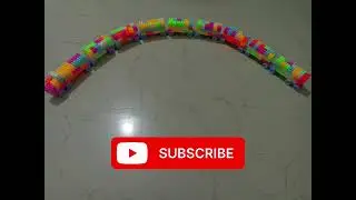 🚂 Amazing Toy Train Made with Building Blocks | Creative Kids Train Set | DIY Colorful Train